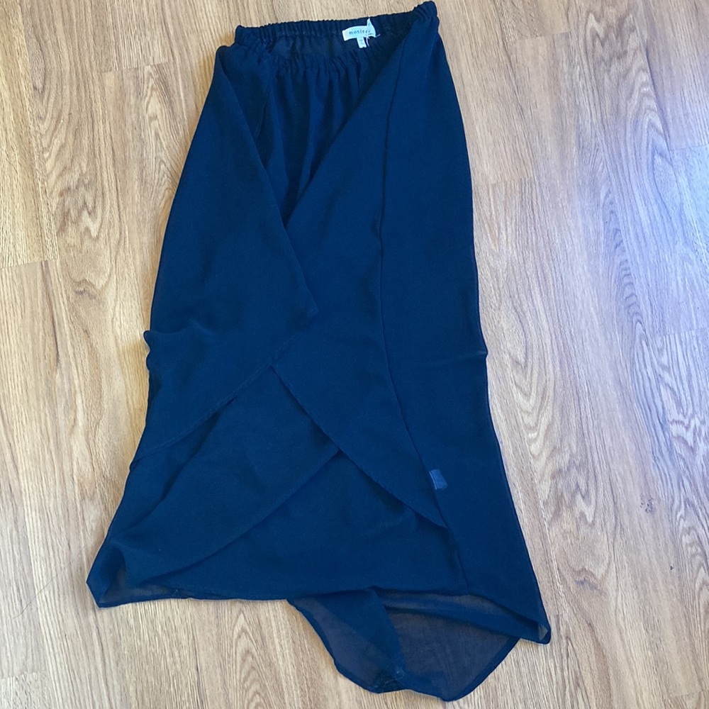 Sheer maxi skirt